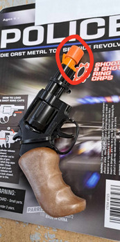 Police Cap Gun Revolver | Jobs | Props and Play Weapons