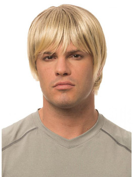 Natural Blonde Men's Classic Short Wig - At The Costume Shoppe