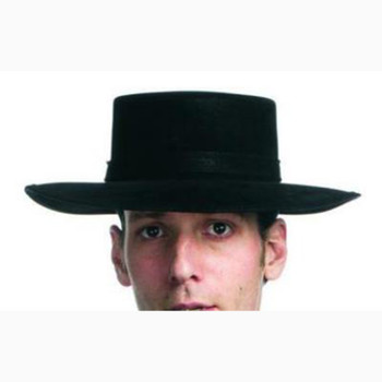Spanish Hat Leather-Like BK at The Costume Shoppe