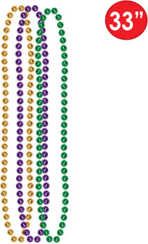Mardi Gras Party Beads 12 Pack | Mardi Gras | Accessories