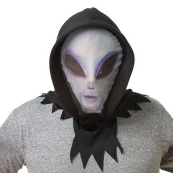 Little Grey Man Pull Over Hood Mask | Aliens | Sci-Fi Masks