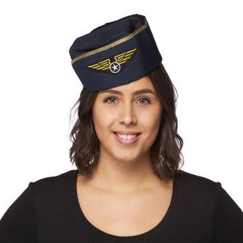 Retro Stewardess Flight Attendant Hat | Aviation | Hats and Headpieces