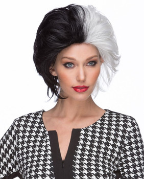 Wicked Black and White Wig | 101 Dalmatians | Wigs and Hair Pieces