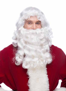 Santa Wig and Medium Length Beard Set | Christmas | Seasonal Accessories