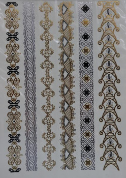 Metallic Tattoos Hippie | Beauty Tattoos | Makeup