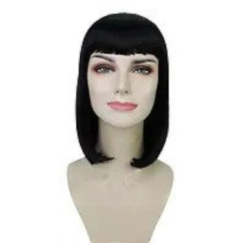 Barbara Long Straight Black Bob Wig | Box Bob | Wigs and Hair Pieces