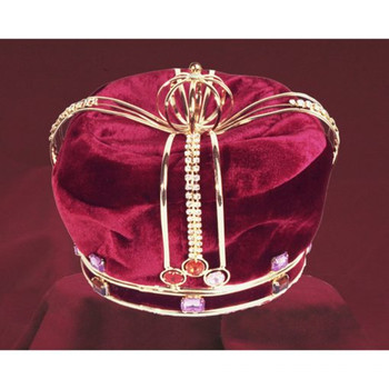GD Men's Crown w/Rhinestones | Crowns and Tiaras | Crowns and Tiaras