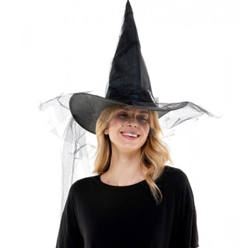 Black Veiled Witch Hat | Hats and Headpieces