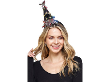 Gold Happy New Year Party Hat Headband and Bowtie | Novelty | Hats and Headpieces