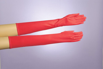 Red Long Nylon Gloves | Costume Accessories | Accessories