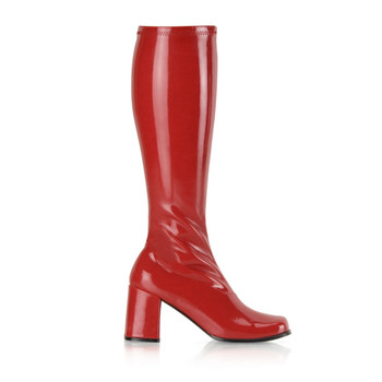 Red Retro GoGo Boots