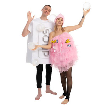 Soap and Loofah Couples Costume | Novelty | Mens Costumes