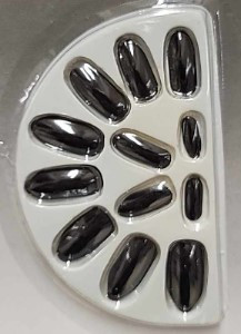 Black Vampire Nails | Rubies | Makeup