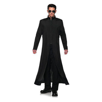 The Matrix Inspired Off the Grid Neo Trench Coat | The Matrix | Mens Costumes