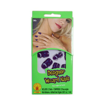 Purple Wizard Nails | Rubies | Makeup