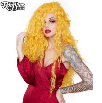 Rhapsody Mustard Yellow | Heat Styleable Anime Wig | Rockstar Wigs