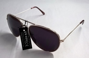 Rose Gold Frame Aviator Sunglasses | Aviators | Glasses and Sunglasses