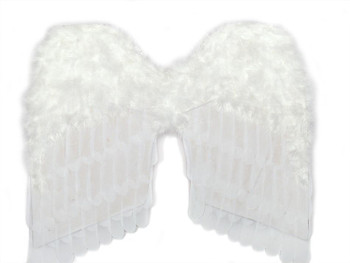 Feather Wings In White 24 inch | Angels and Devils | Accessories