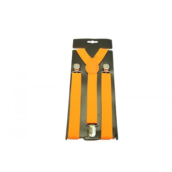 Orange Adjustable Suspenders | Dumb and Dumber | Accessories