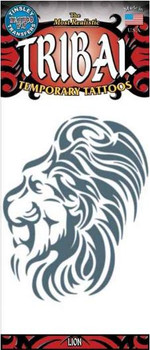 Tribal Lion Tattoo | Tinsley | Temporary Tattoos