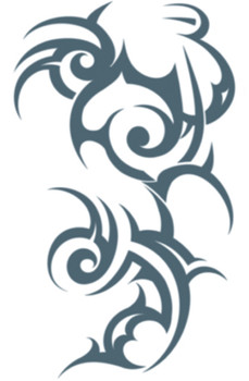 Tapped Out Tribal Tattoo | Tinsley | Temporary Tattoos