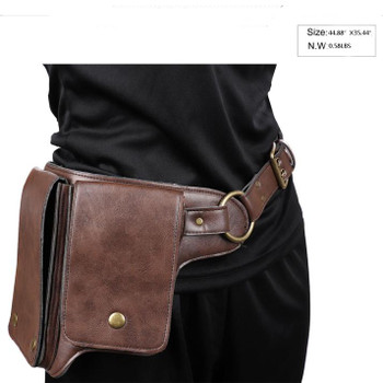 Leatherlike Multi Use Belt with Pouches | Steampunk | Accessories