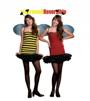 Reversible Ladybug and Bumble Bee Tutu Costume | Animals | Childrens Costumes
