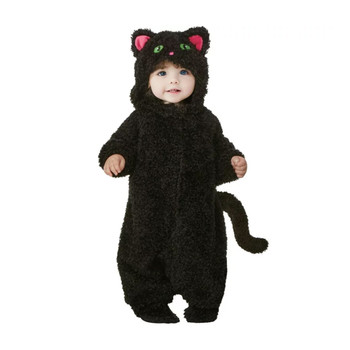 Soft Fuzzy Black Cat Costume | Animals | Childrens Costumes