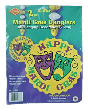 Mardi Gras Danglers | Decor | Novelty and Decor