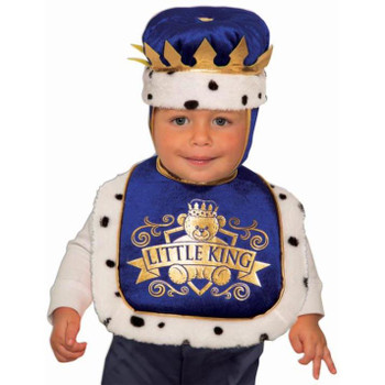 King Bib and Crown Set Infant | Medieval | Costume Kits