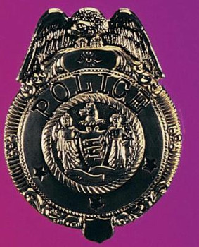 Gold Metallic Police Badge | Law Enforcement | Props and Play Weapons
