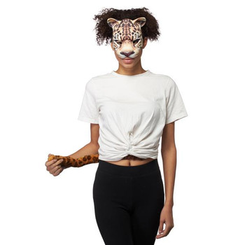Leopard Mask and Plush Tail Set | Animal Masks