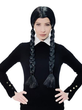 Gothic Girl Wednesday Wig | The Addams Family | Character Wigs
