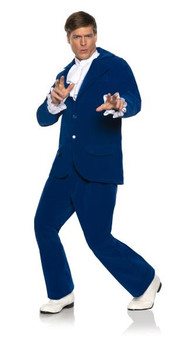 Austin Powers Groovy Sixties Blue Leisure Suit Costume | Austin Powers | Mens Costumes