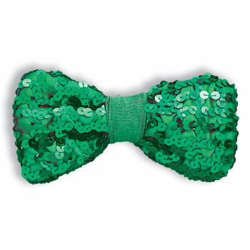 Fancy Green Sequin Bow Tie | Costume Accessories | Accessories
