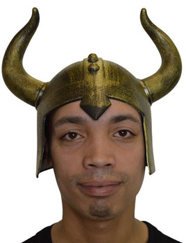 Gold Viking Scavenger Helmet | Vikings | Hats and Headpieces