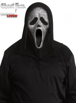 Scream Ghostface Black Spiked Mask | Costume and Theatrical Masks