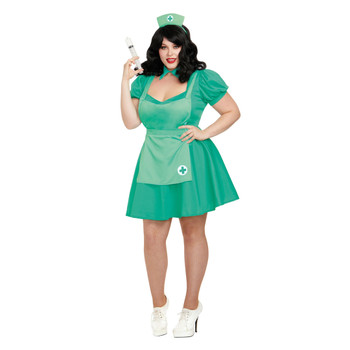 Naughty Nursie Plus Size Costume | Jobs | Womens Costumes