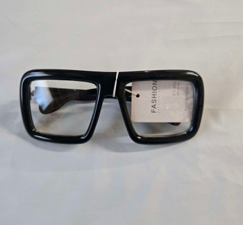 80s Black Square Thick Framed Glasses | Glasses and Sunglasses