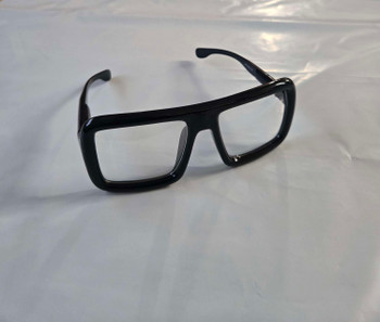 80s Black Square Thick Framed Glasses | Glasses and Sunglasses