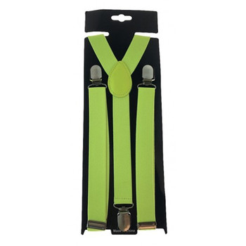 Adjustable Suspenders Yellow | 1980s | Accessories