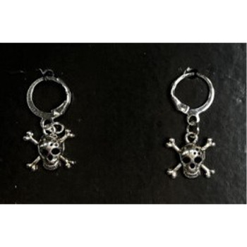 Silver Skull Earrings | Pirates | Accessories