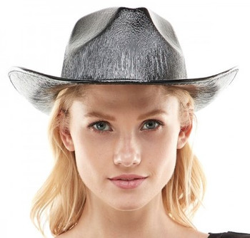 Yellow Metallic Cowboy Hat | Festivals | Hats and Headpieces
