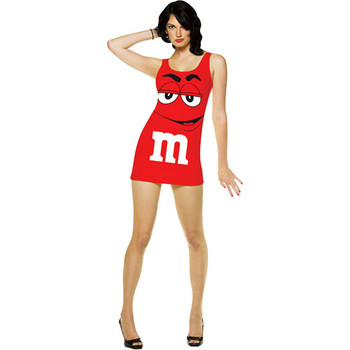 LAST OF | Red M&M Dress| Adult Size Small | M&M Candy
