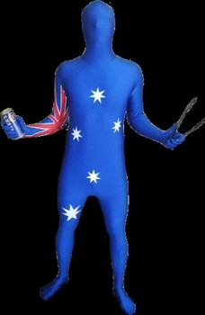 LAST OF | Australian Flag Morphsuit | Adult Size Large (64-70in)