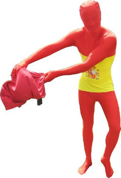 LAST OF | Spanish Flag Morphsuit | Adult Size Large (64-70in)