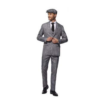 20s Gangster Grey Suitmeister Suit | 1920s | Mens Costumes
