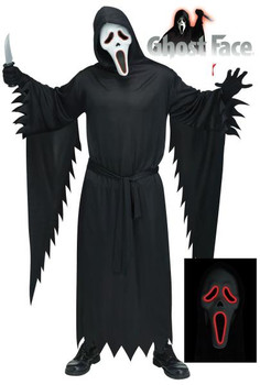 Scream Ghostface EL Light Up Costume | Scream | Mens Costumes