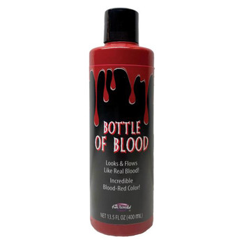 Bottle of Blood 13.5 oz | Fake Blood | Fun World | Special Effects | Makeup
