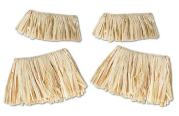 Raffia Arm and Leg Ties | Hawaiian | Costume Pieces